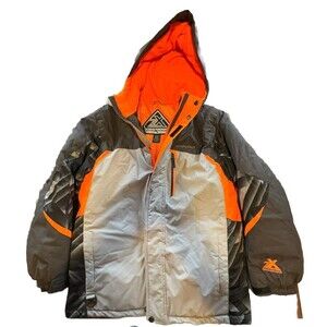 Zero Xposur Full Zip Winter Hooded Parka Boys Snow Coat Youth Size Large 14/16